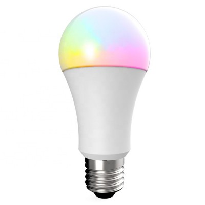 colorful  RGBW E26 A60 led smart bulb lights AC100-277V ETL listed 5 years warranty best price compatible with google alexa